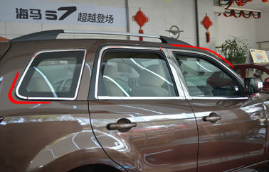 China Revestimiento de ventanas de puertas de automóviles de acero inoxidable Haima S7 2013 2015 Moldeado de ventanas laterales proveedor