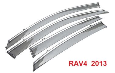 China Visor de ventana de automóvil profesional / deflector de viento Toyota RAV4 2013 Accesorios para automóviles proveedor