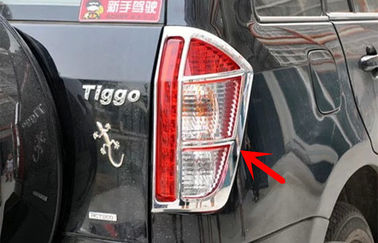 China Capa de faro de automóvil personalizado, Chery Tiggo 2012 Lampara de cola con borde cromado proveedor