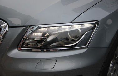 China Luz delantera ABS cromada personalizada, biseles de la lámpara delantera, lentes de cubierta del Audi Q5 2012 proveedor