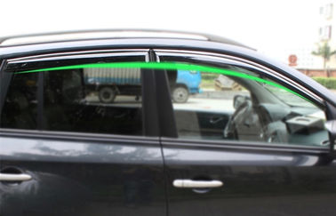 China Deflectores de viento para Renault Koleos 2009 Protectores de ventanas de automóviles con banda de recorte proveedor