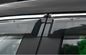 Visores de ventana de acero inoxidable para el toldo de Nissan Qashqai 2015 proveedor